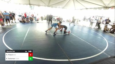 165 lbs Round Of 64 - Kahlil Pilacin, 951 Wc vs Ayden Solomon, Team Thunder