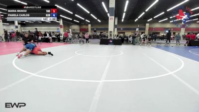 145 lbs Quarterfinal - Maria Munoz, Takedown-City Wrestling vs Pamela Carlos, Global Wrestling Club