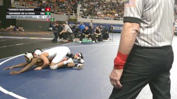 134-D2 Semifinal - Patrick Makyambee, Glendale High School vs Seferino De La Rosa, Flowing Wells High School