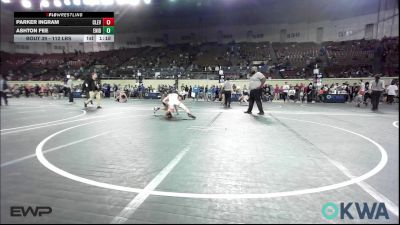 112 lbs Quarterfinal - Parker Ingram, Cleveland Take Down Club vs Ashton Fee, Enid Youth Wrestling Club