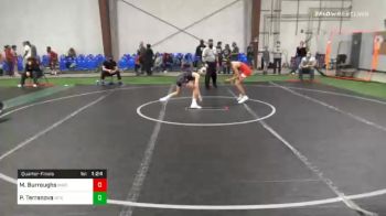 90 lbs Quarterfinal - Myles Burroughs, Madison vs Pj Terranova, Bitetto
