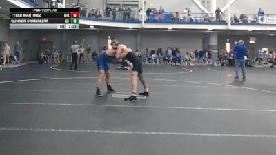174 lbs Consi Of 16 #1 - Tyler Martinez, Bellarmine vs Gunner Cramblett, Air Force Academy