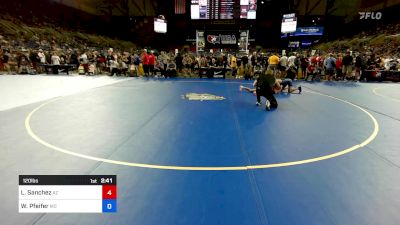 120 lbs Cons 64 #2 - Leduar Sanchez, AZ vs William Pfeifer, MO