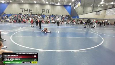 55 lbs Cons. Round 1 - Krue Rodrigues, Team Prestige vs Boone Allred, Grantsville Wrestling Club