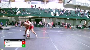 157 lbs Cons. Semi - Royce Nilo, Wisconsin vs Brett Smith, Northern Illinois