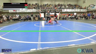 61 lbs Quarterfinal - Andrew Johnson, Pitbull Wrestling Academy vs Alex Morgan, Fort Gibson Youth Wrestling