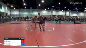 220 lbs Semifinal - Owen Castor, New Hampshire vs Parker Ferrell, Virginia Elite Wrestling Club