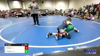 56-59 lbs Rr Rnd 2 - Cullen Bates, North DeSoto Wrestling Academy vs Easton Thayer, Fort Polk Wrestling Club