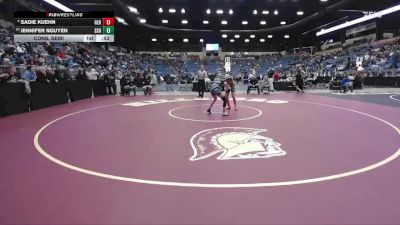 100 lbs Cons. Semi - Sadie Kuehn, Goddard-Eisenhower Hs vs Jennifer Nguyen, Salina-South Hs