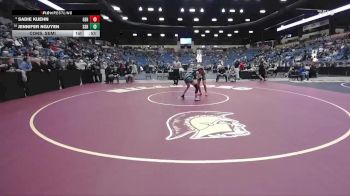 100 lbs Cons. Semi - Sadie Kuehn, Goddard-Eisenhower Hs vs Jennifer Nguyen, Salina-South Hs