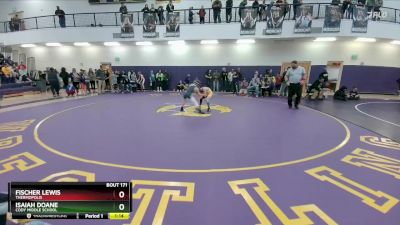 77 lbs Semifinal - Fischer Lewis, Thermopolis vs Isaiah Doane, Cody Middle School