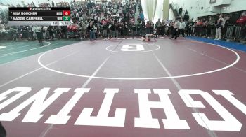 114 lbs Consolation - Mila Boucher, Middleborough vs Maggie Campbell, Woburn