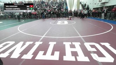 114 lbs Consolation - Mila Boucher, Middleborough vs Maggie Campbell, Woburn