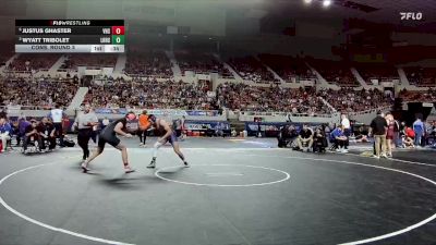 190-D2 Cons. Round 3 - Justus Ghaster, Verrado High School vs Wyatt Tribolet, Lake Havasu High School