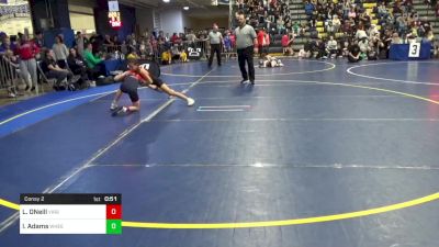 90 lbs Consy 2 - Liam ONeill, Virginia Patriots vs Isa Adams, Wheeling WC