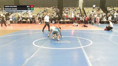 110-I2 lbs Semifinal - Aiden Walters, Mattituck Wrestling vs Rashan Adams, Paulsboro