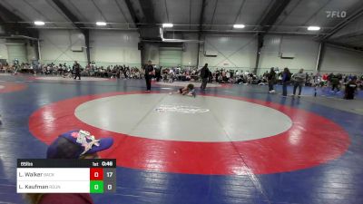 65 lbs Semifinal - Landon Walker, Backyard Brawlers Wrestling Club - (A) vs Levi Kaufman, Roundtree Wrestling Academy - (A)