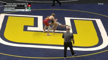 133 lbs Final - Braxton Brown, Maryland vs Dom Serrano, Northern Colorado