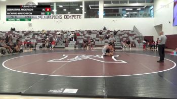 174 lbs Finals (2 Team) - Richard Halvorson, Sierra College (RED) vs Sebastian Anderson, Palomar College (RED)