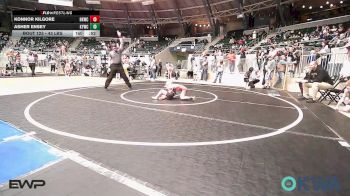 43 lbs Quarterfinal - Konnor Kilgore, Henryetta Knights Wrestling Club vs Asher Ensey, Kiefer Youth Wrestling Club