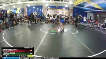 97 lbs Round 3 - Melissa Gallo, South Dade vs Camdyn Elliott, Well Trained