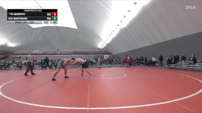 157 lbs Cons. Round 6 - Joe Bertrand, King vs Pj Murphy, SIU Edwardsville