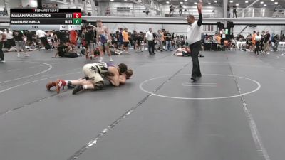 190 lbs Round 5 (6 Team) - Malaki Washington, Team Shutt B Team vs Mariusz Bibla, Mat Assassins Red