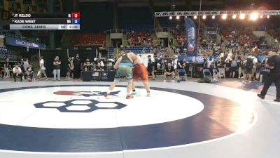 285 lbs Cons. Semis - JT Kelso, Iowa vs Kade West, Washington