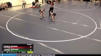 65 lbs Round 1 (6 Team) - Carson Hermann, Scott West vs Charlie Wagner, New Prague