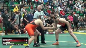 215 lbs Quarterfinal - Cody Fair, Washington (Massillon) vs Sean O`keefe, Brighton HS