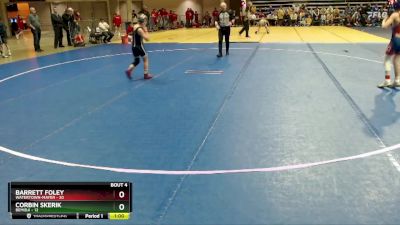 84 lbs Placement (4 Team) - Barrett Foley, Watertown-Mayer vs Corbin Skerik, Bemidji