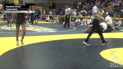 122 lbs Quarterfinal - Maximus Chavez, Alpha Dawg vs Isaiah Reyes, Scotsmen Wrestling Club