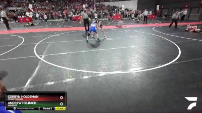 85 lbs Cons. Round 2 - Corbyn Holdeman, Crass Trained vs Andrew Helbach, Amherst