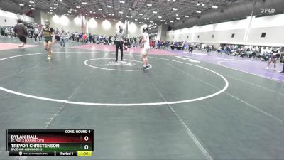 120 lbs Cons. Round 4 - Trevor Christenson, Basehor-Linwood HS vs Dylan Hall, St. Pius X (Kansas City)