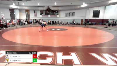 184 lbs Quarterfinal - Jack Lesher, Virginia vs Hoke Hogan, West Virginia