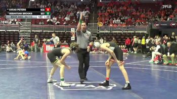 2A-113 lbs Cons. Round 4 - Sebastian Brooks, Winterset vs Lucas Peters, West Delaware, Manchester