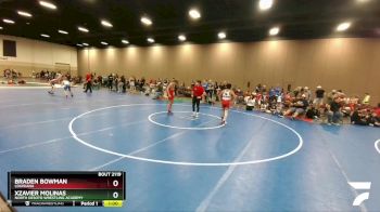 125 lbs Cons. Round 2 - Braden Bowman, Louisiana vs Xzavier Molinas, North DeSoto Wrestling Academy