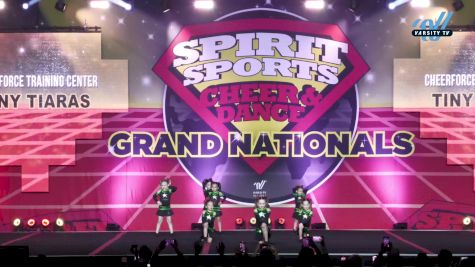 CheerForce Training Center - Tiny Tiaras [2025 L1 Tiny - Novice - Restrictions Day 1] 2025 Spirit Sports Grand Nationals
