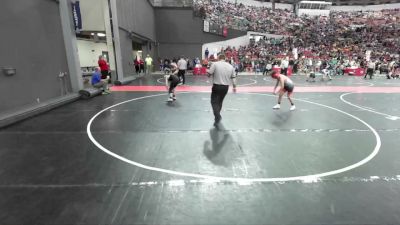 110 lbs Champ. Round 1 - Cole Carter, Kewaskum Indians Wrestling Club vs Parker Cripps, JJ`s Club Wrestling