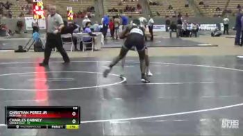 138 lbs Quarterfinals (8 Team) - Christian Perez Jr, Munford vs Charles Dabney, Greeneville