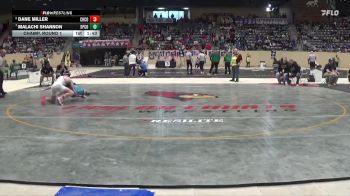 144 lbs Champ. Round 1 - Malachi Shannon, Spencer County vs Dane Miller, Christian County