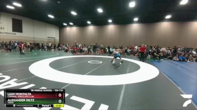 110-113 lbs Round 2 - Alexander Diltz, Texas vs Liam Montalta, Cardinal Wrestling Club