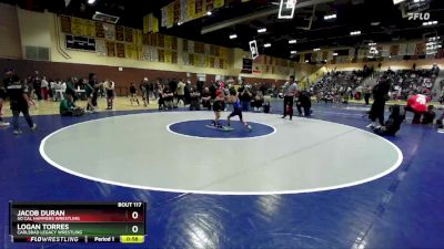 56/59 Round 2 - Logan Torres, Carlsbad Legacy Wrestling vs Jacob Duran, So Cal Hammers Wrestling