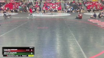 165 lbs Quarterfinal - Bryce Dauphin, Central Oklahoma vs Cullen Koedam, Grand View