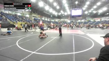 120 lbs Consolation - Pierce Hurd, No Team vs Micah Bautista, Warrior WC