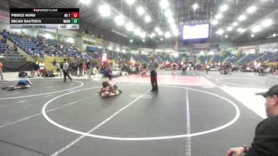 120 lbs Consolation - Pierce Hurd, No Team vs Micah Bautista, Warrior WC