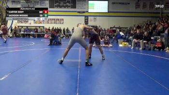 215 lbs Quarterfinal - Jackson Woods, Cedar Rapids Jefferson vs Carter Eddy, Independence