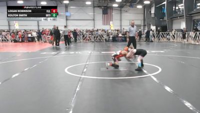 60 lbs Round 2 - 10:30am Friday - Kolton Smith, Untouchables vs Logan Robinson, Florida Elite