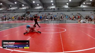 144 lbs Semifinal - Rowdy Narron, BullTrained Wrestling vs Elijah Manley, Seneca Youth Wrestling Club