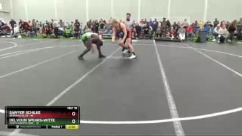 195 lbs Placement Matches (8 Team) - Sawyer Schilke, Nebraska Blue vs Delvoun Spears-Witte, South Dakota Fury